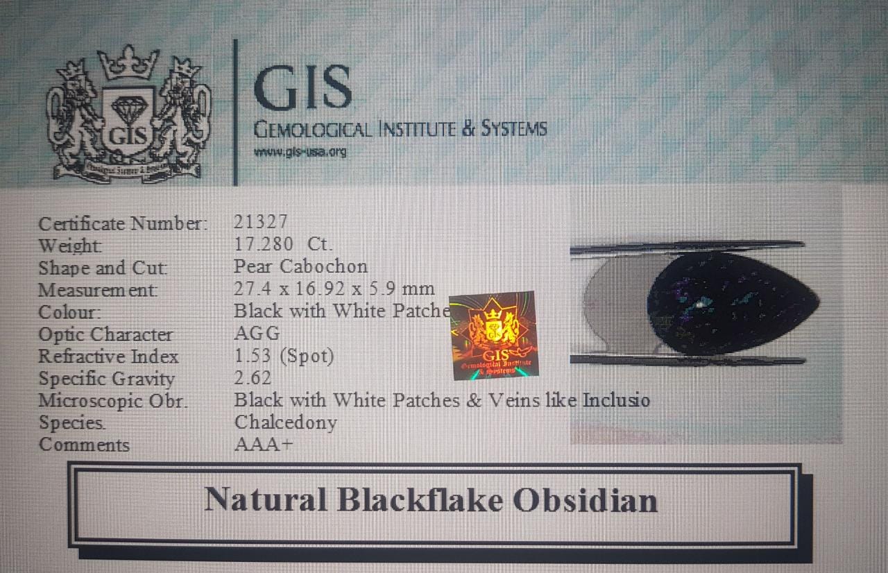 Obsidian 17.28 Ct.