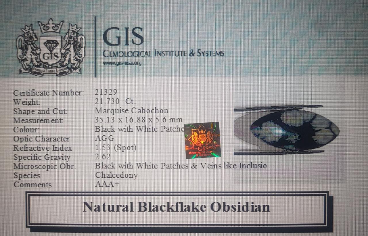 Obsidian 21.73 Ct.