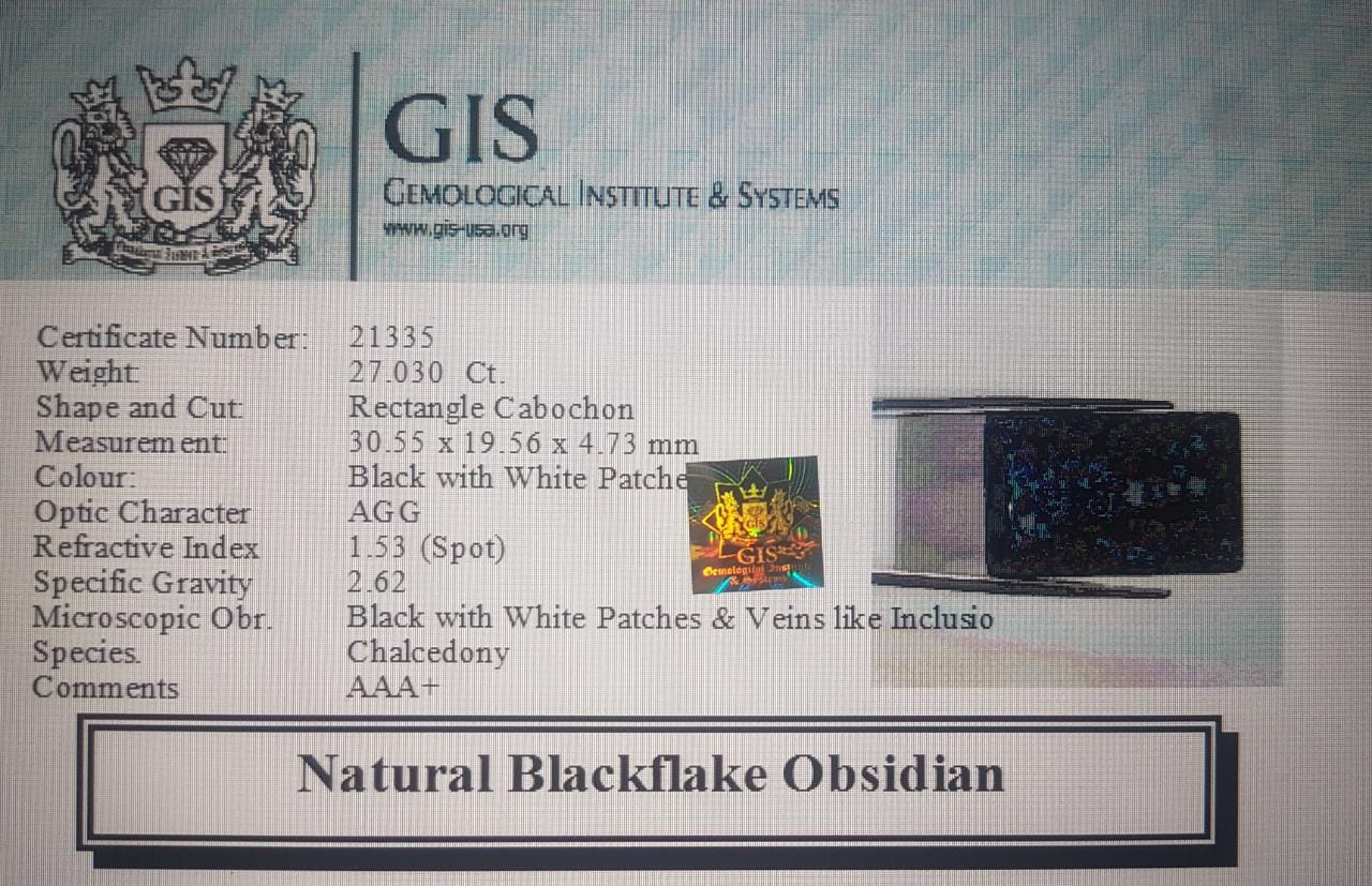 Obsidian 27.03 Ct.