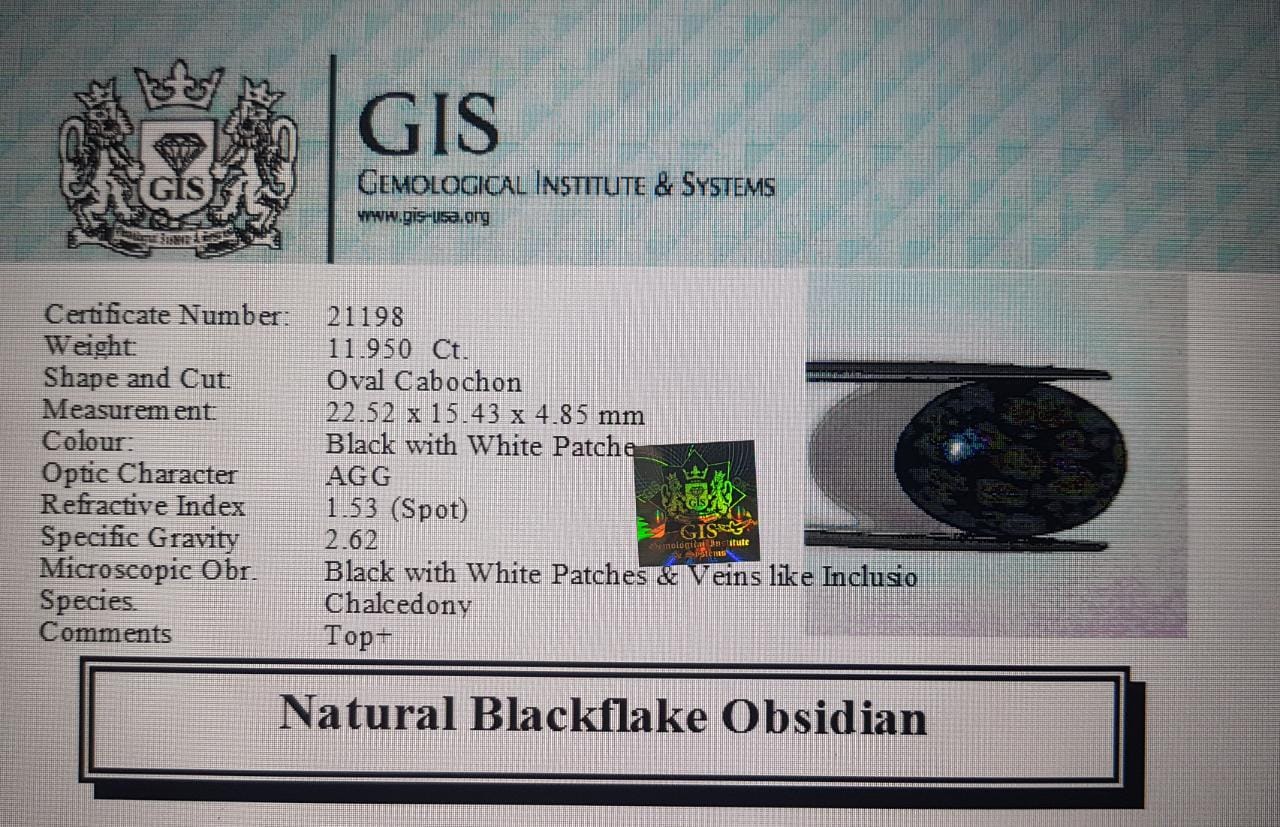 Obsidian 11.95 Ct.