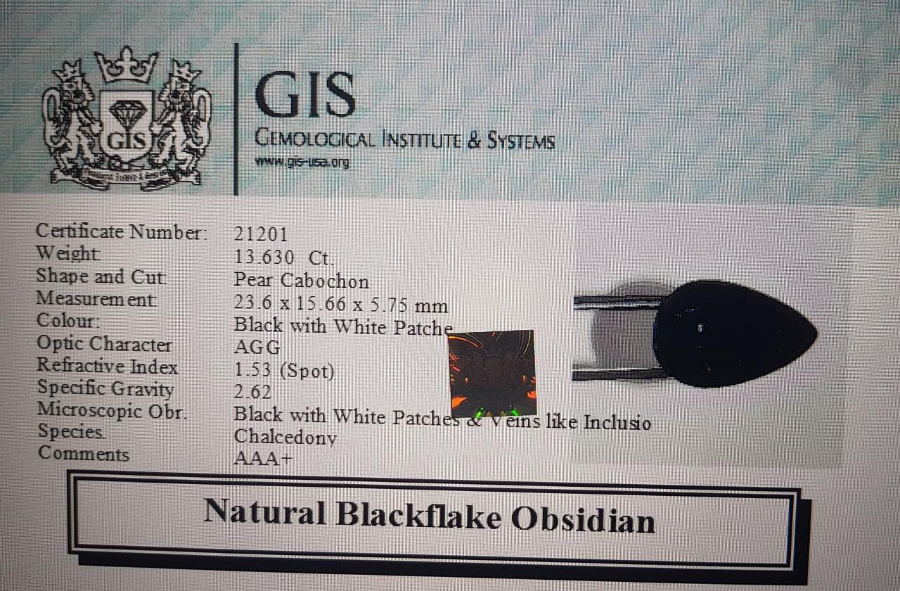 Obsidian 13.63 Ct.