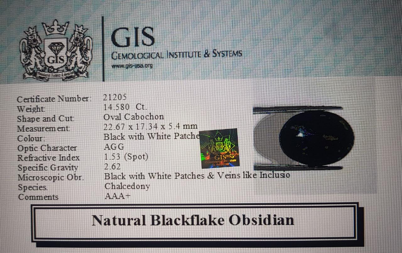 Obsidian 14.58 Ct.