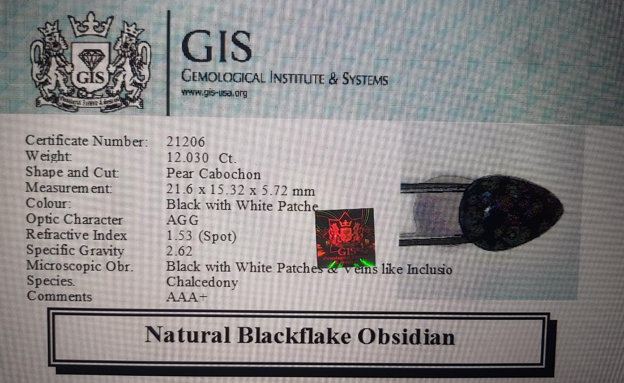 Obsidian 12.03 Ct.