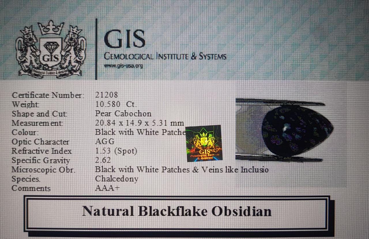 Obsidian 10.58 Ct.