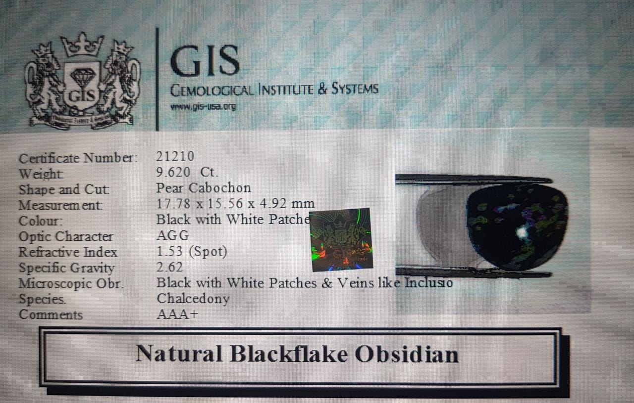 Obsidian 9.62 Ct.