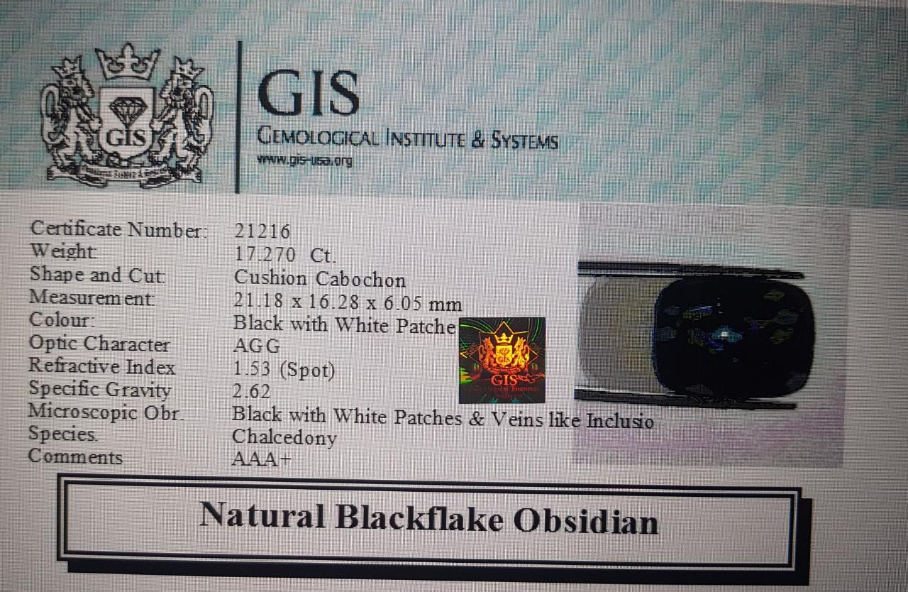 Obsidian 17.27 Ct.