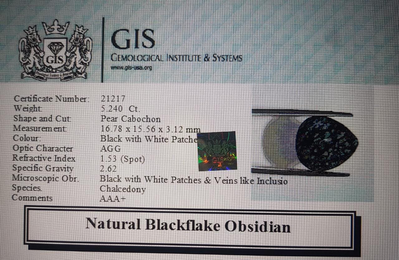 Obsidian 5.24 Ct.