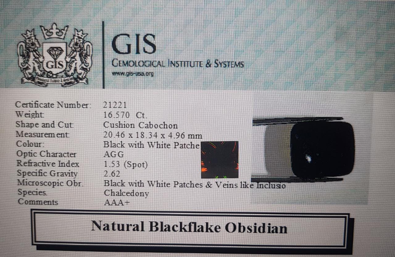 Obsidian 16.57 Ct.