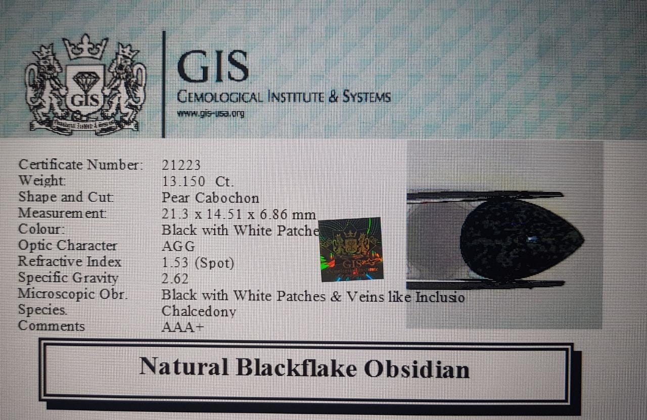 Obsidian 13.15 Ct.