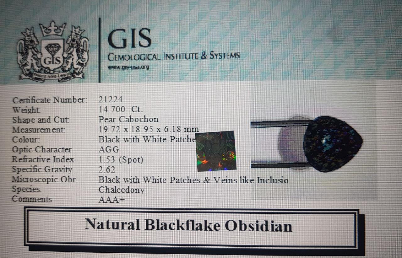 Obsidian 14.7 Ct.