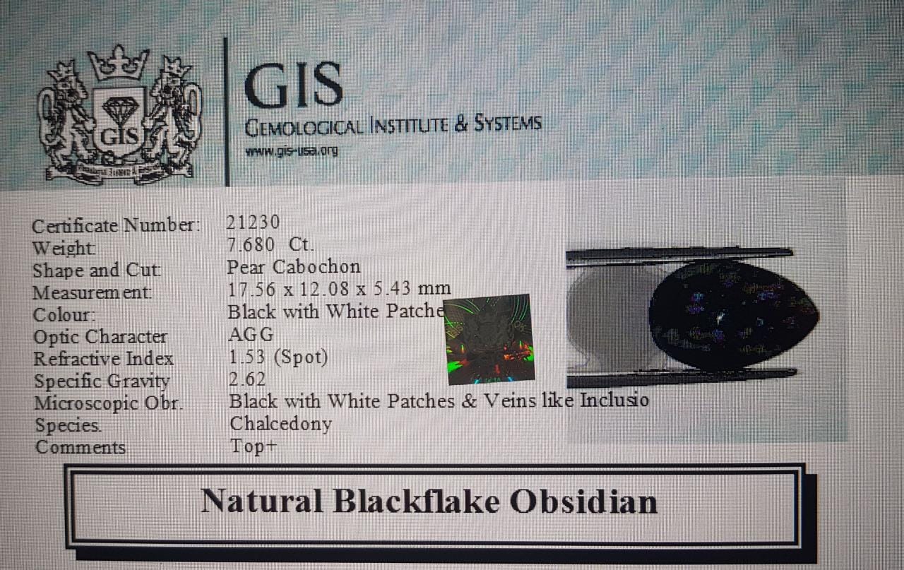 Obsidian 7.68 Ct.