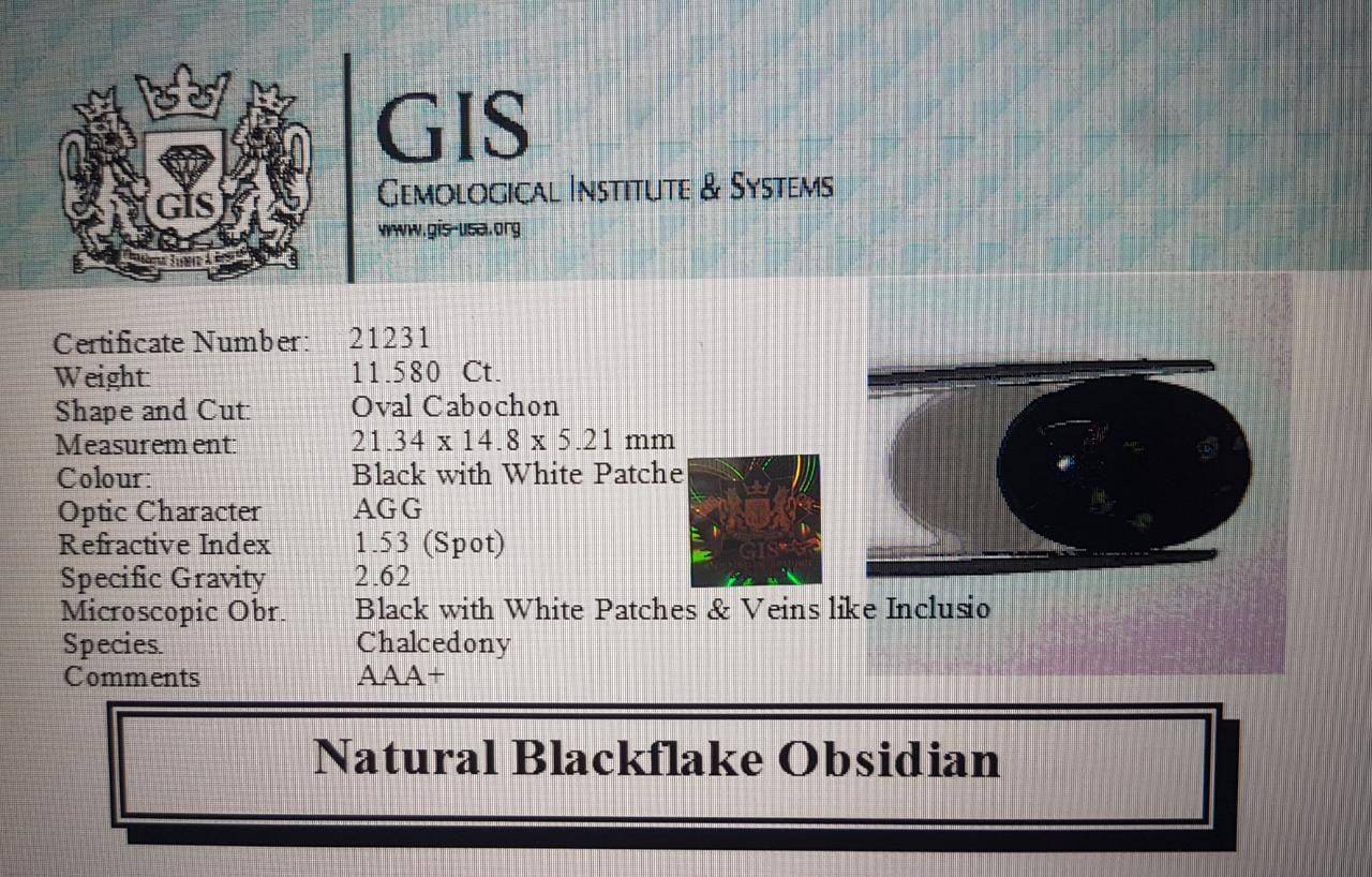 Obsidian 11.58 Ct.