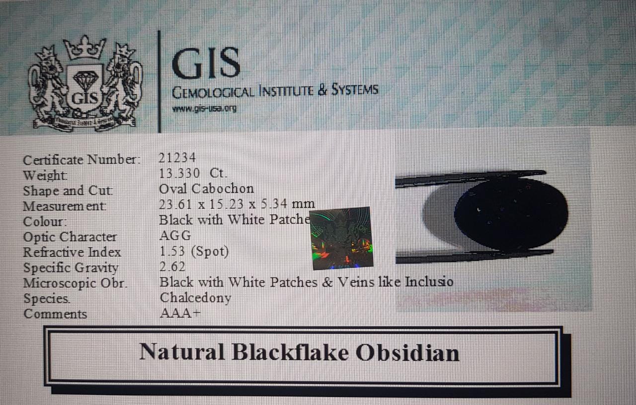 Obsidian 13.33 Ct.