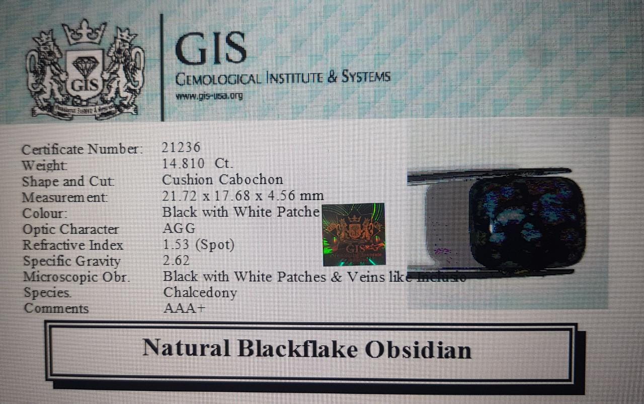 Obsidian 14.81 Ct.