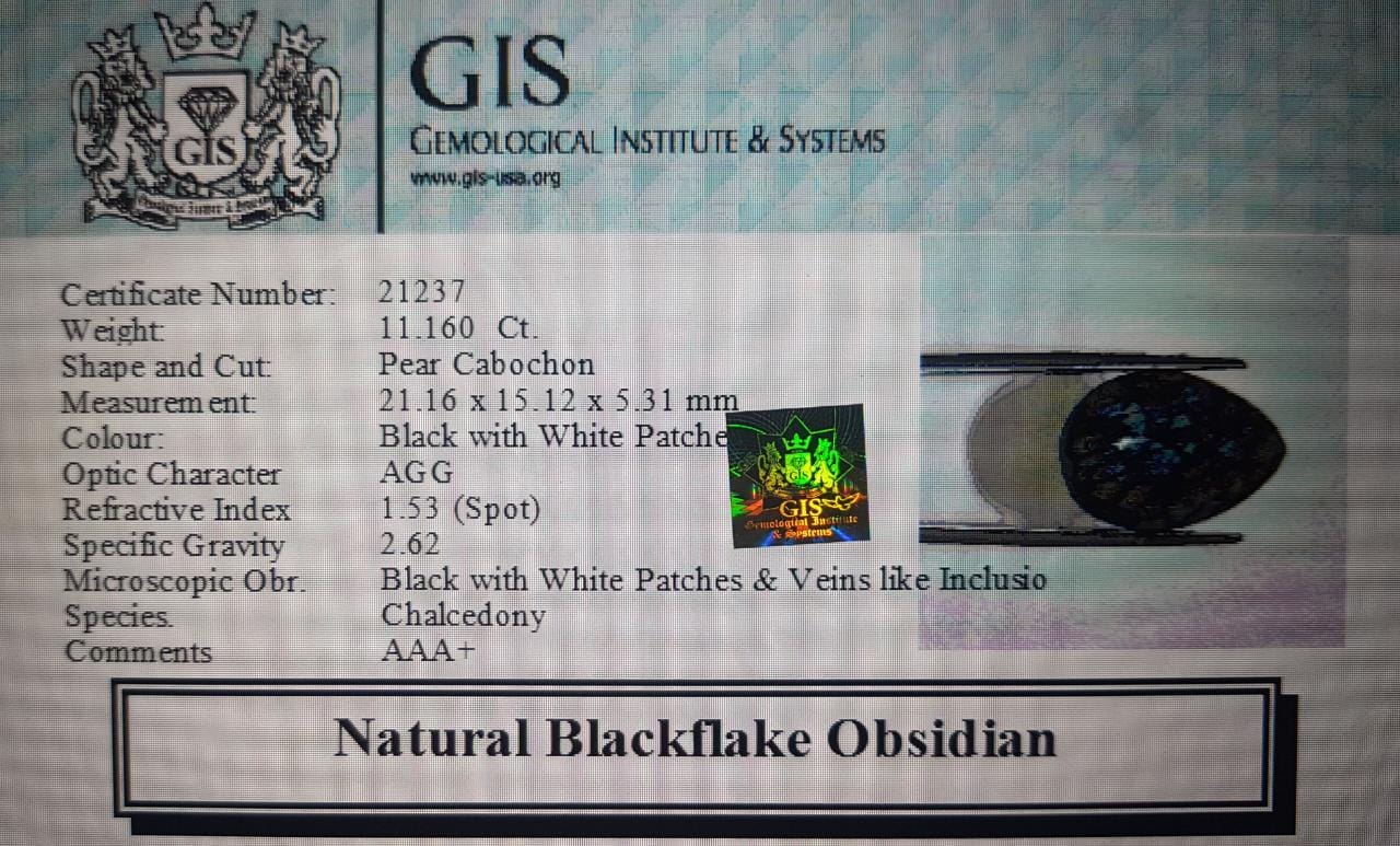 Obsidian 11.16 Ct.
