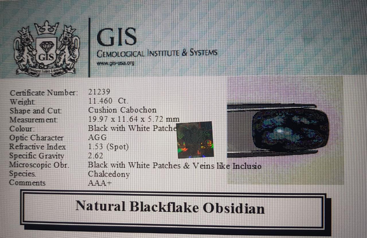 Obsidian 11.46 Ct.