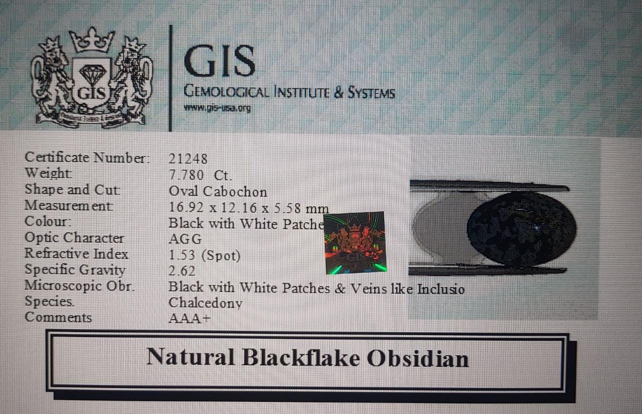 Obsidian 7.78 Ct.