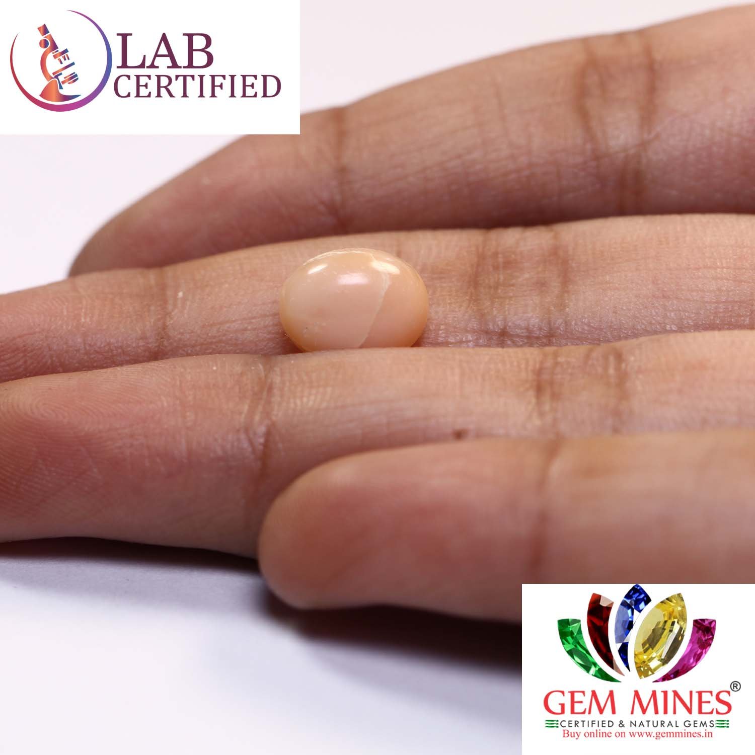 OPL4302 3 1 Pink Opal 2.3 Ct.