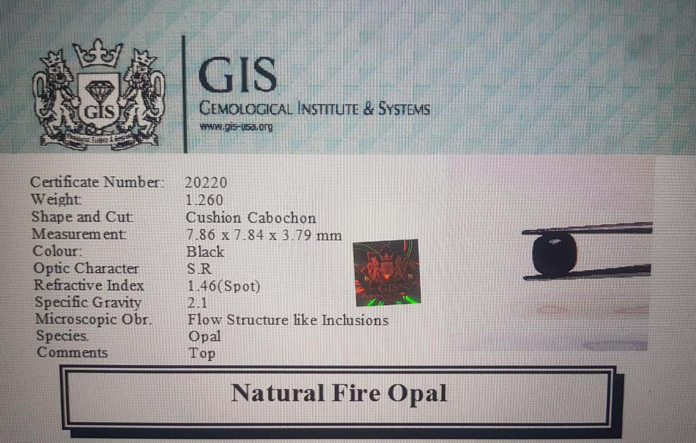 Fire Opal 1.26 Ct.