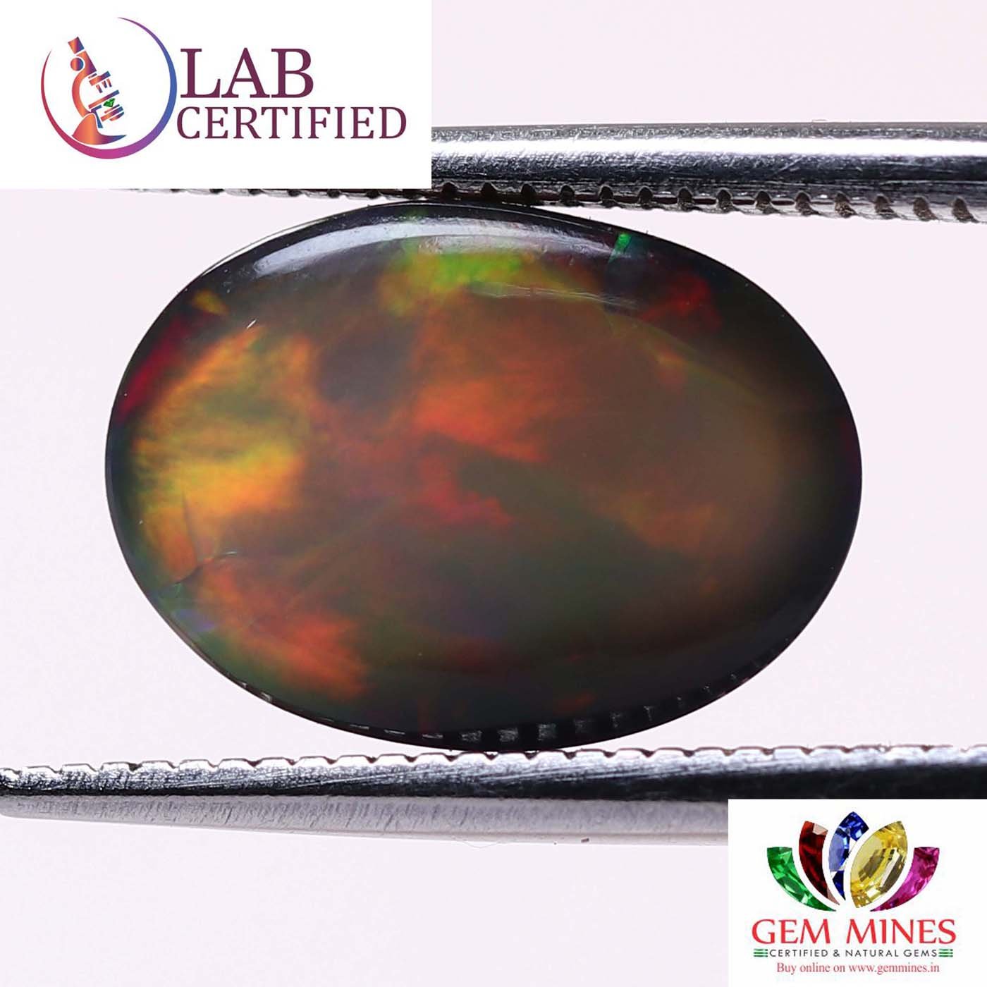 OPL4357 2 Fire Opal 3.25 Ct.