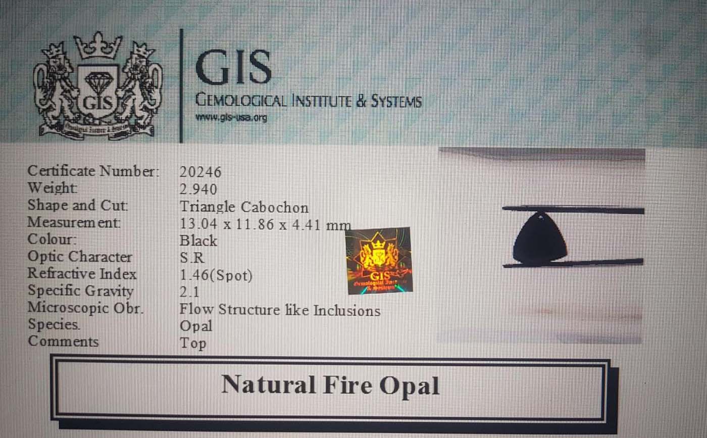 Fire Opal 2.94 Ct.