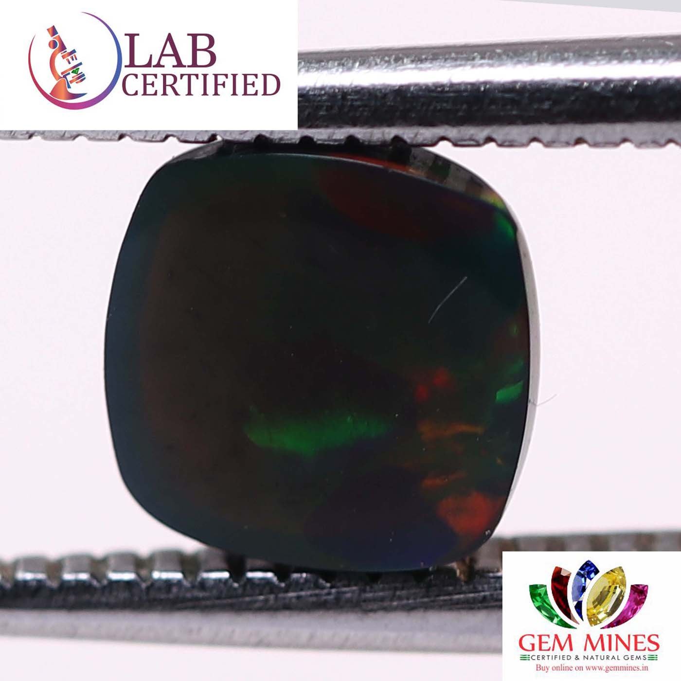 OPL4380 2 Fire Opal 0.62 Ct.