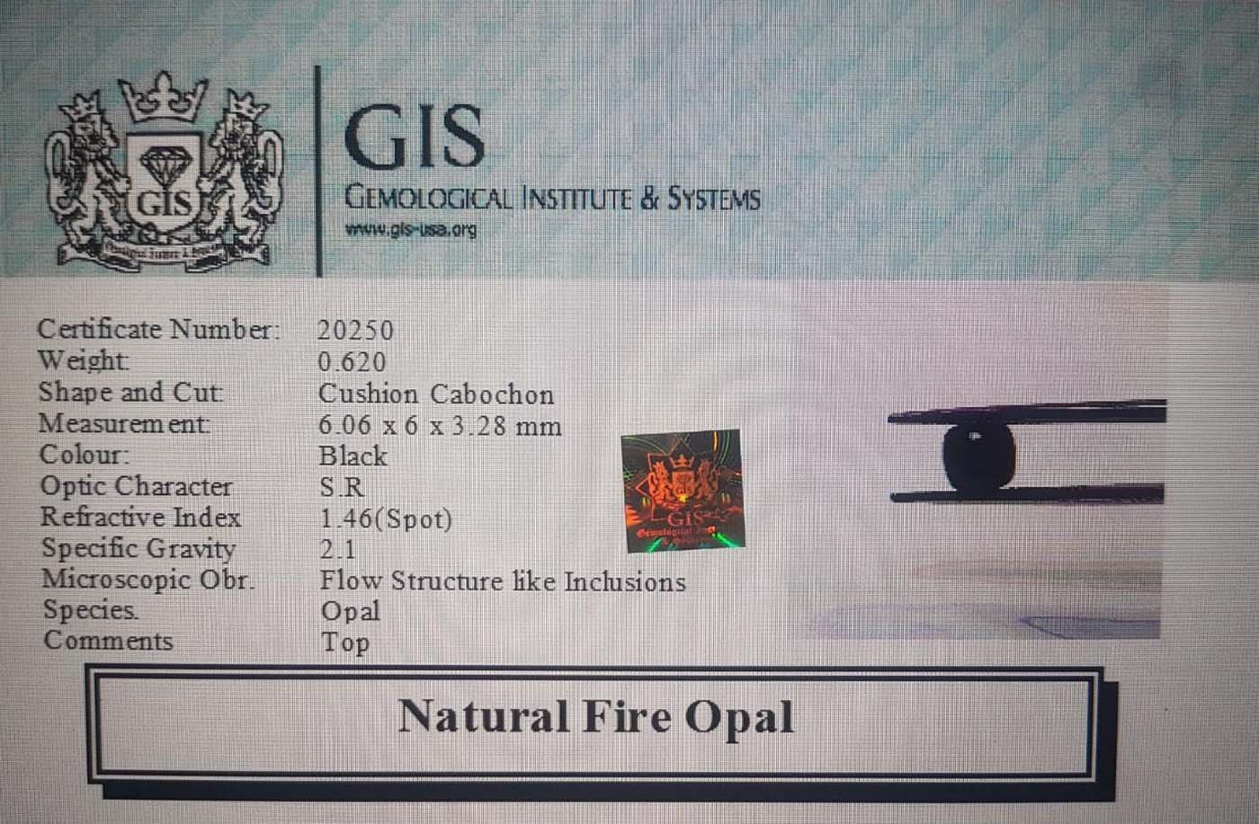 OPL4380 4 Fire Opal 0.62 Ct.