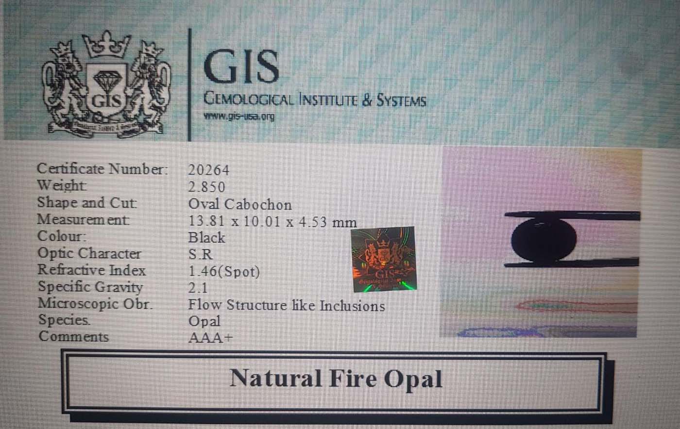 OPL4394 4 Fire Opal 2.85 Ct.