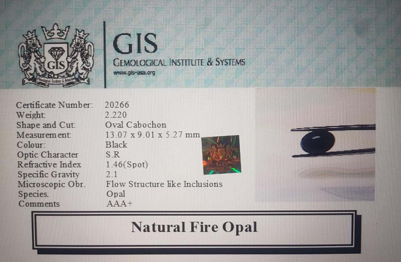 OPL4396 4 Fire Opal 2.22 Ct.