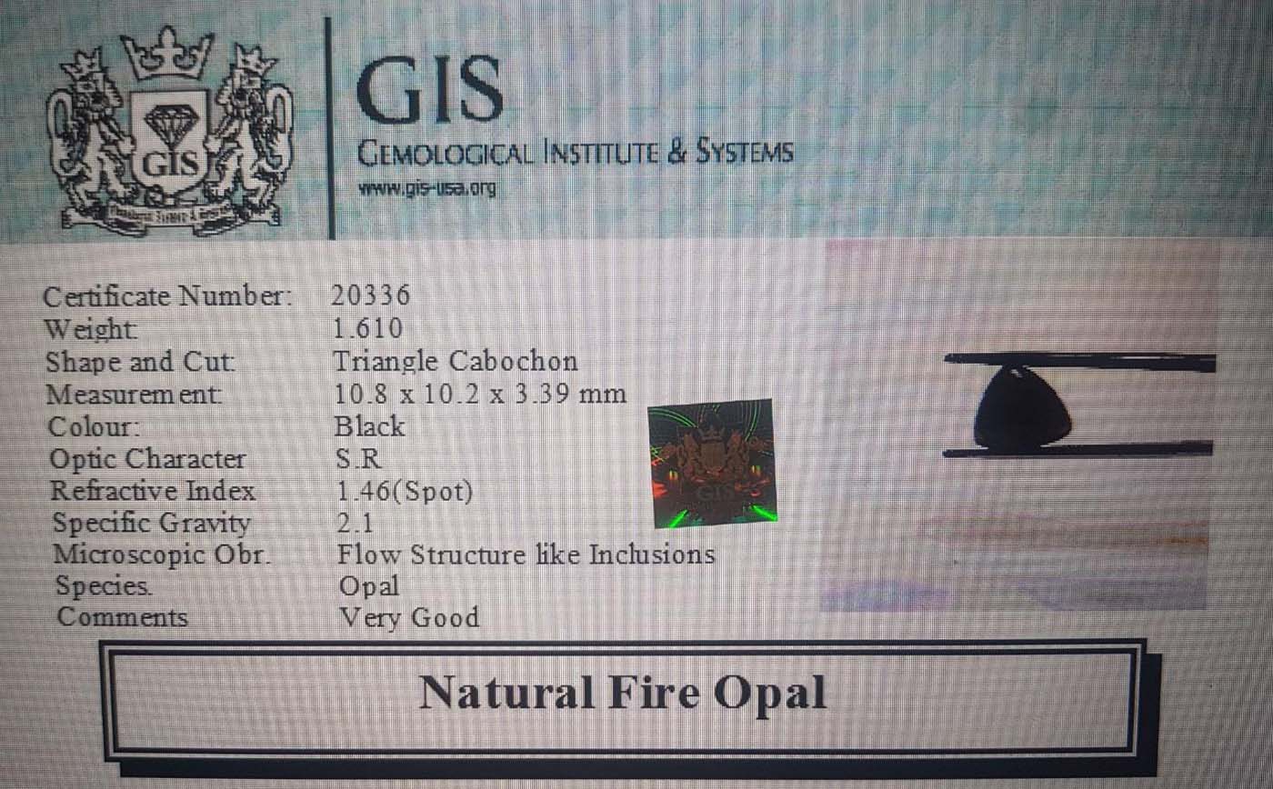 Fire Opal 1.61 Ct.