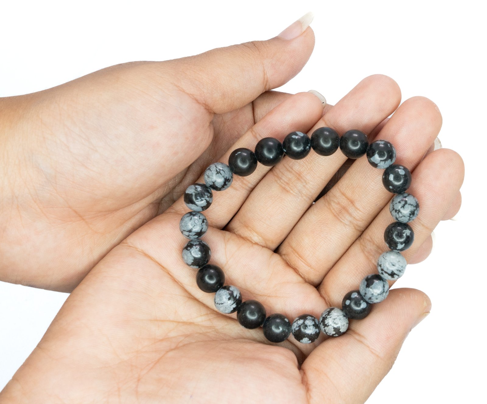 Snowflake Obsidian2 scaled Snowflake Obsidian Bracelet