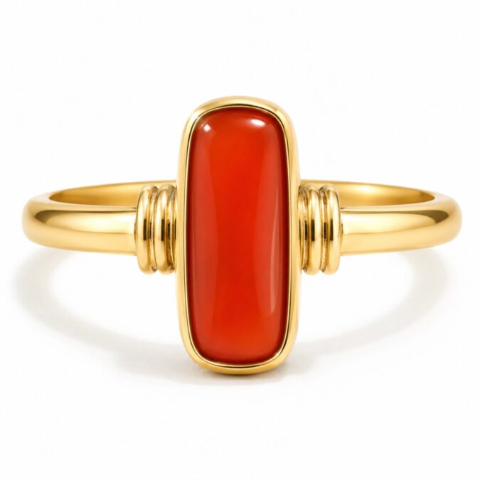 Coarl Ring Rs. 2890/- (Moonga 5+ Ratti) Coarl Ring Rs. 2890/- (Moonga 5+ Ratti)