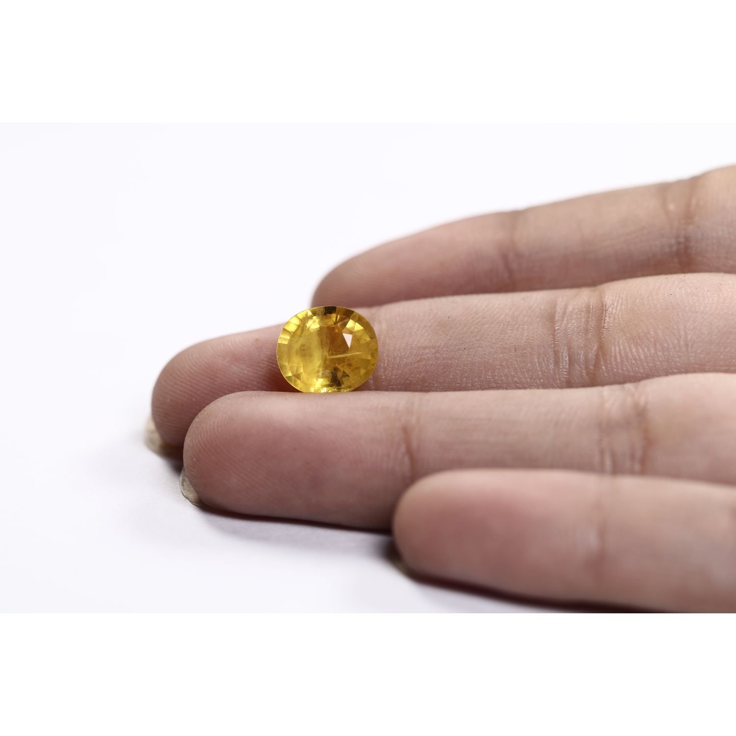 YSP1297 3 Yellow Sapphire 3.74 Ct.