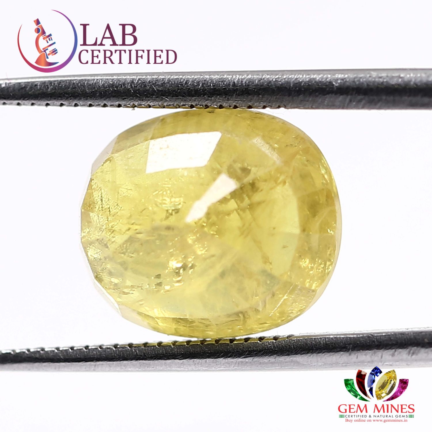 Yellow Sapphire 8.28 Ct.