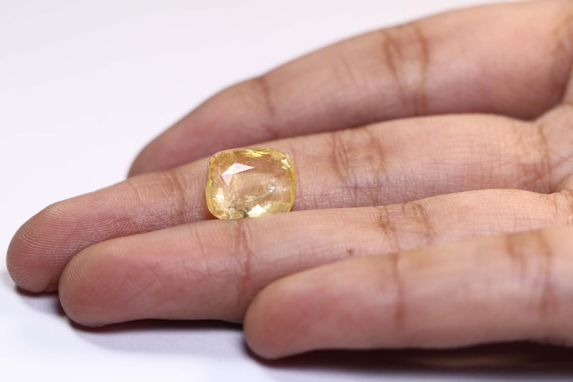 YSP7804 3 Yellow Sapphire 7.76 Ct.