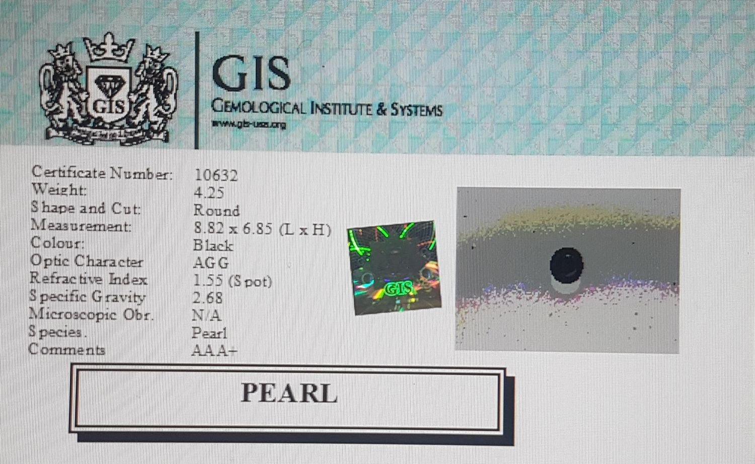 BP21 4 1 Pearl 4.25 Ct.