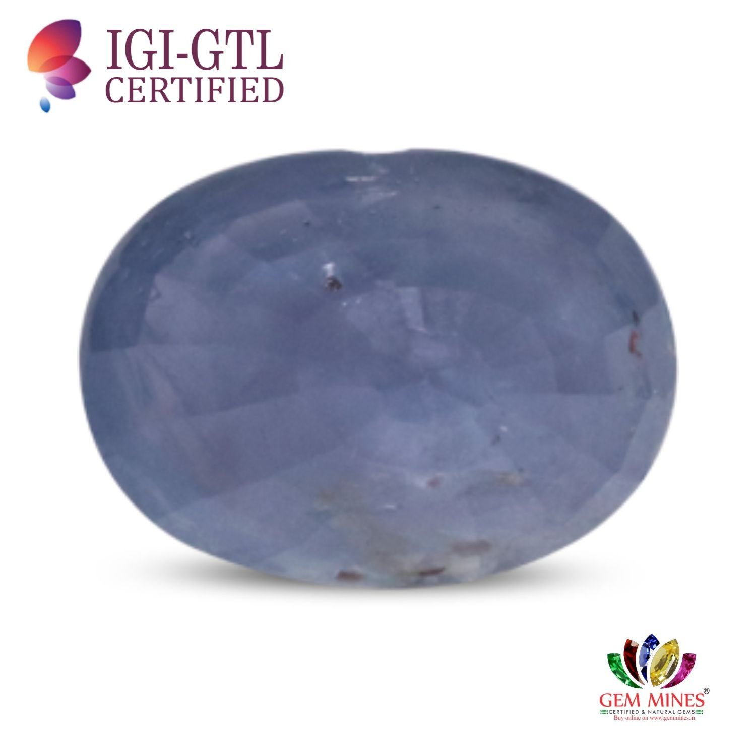 BSP5336 2 Blue Sapphire 5.11 Ct.