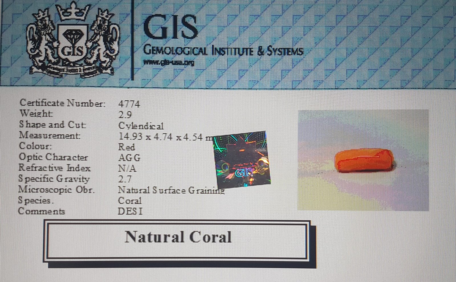 CRL2270 4 scaled 1 Coral 2.9 Ct.
