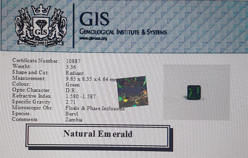 EMR6970 4 Emerald 3.36 Ct.