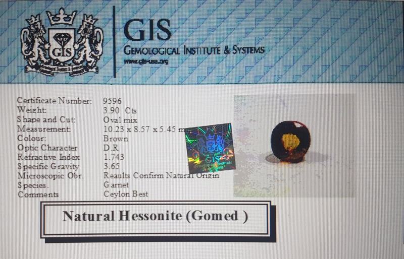 Hessonite 3.9 Ct.