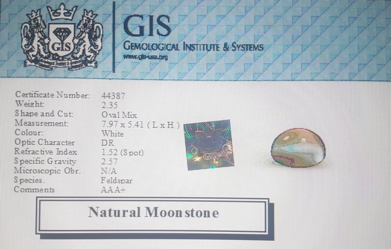 NMS338 4 Moonstone 2.35 Ct.