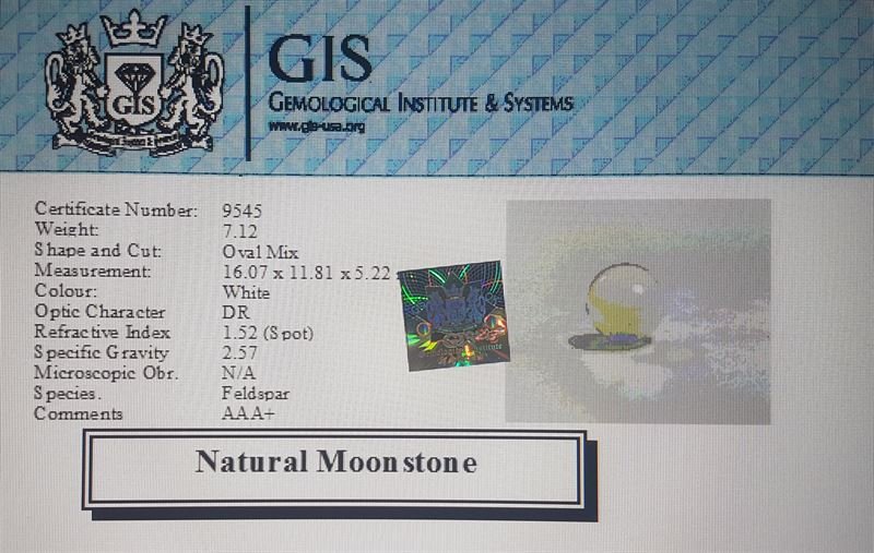 NMS556 4 Moonstone 7.12 Ct.
