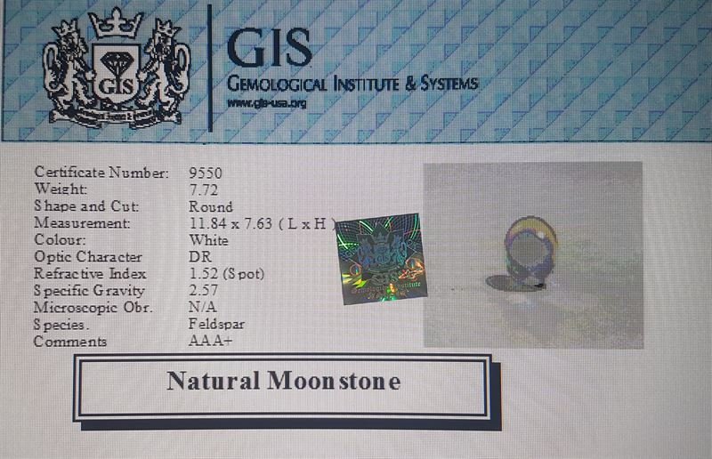 NMS561 4 Moonstone 7.72 Ct.