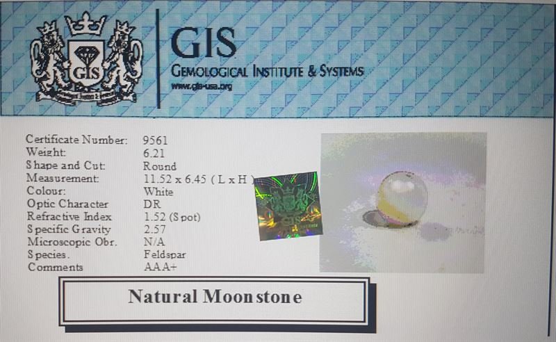 NMS572 4 Moonstone 6.21 Ct.