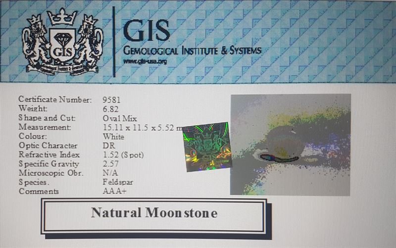 NMS592 4 Moonstone 6.82 Ct.