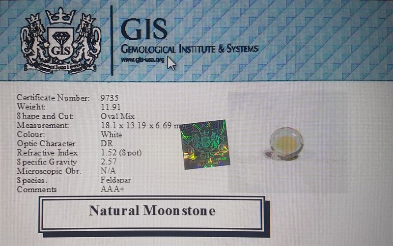 NMS630 4 Moonstone 11.91 Ct.