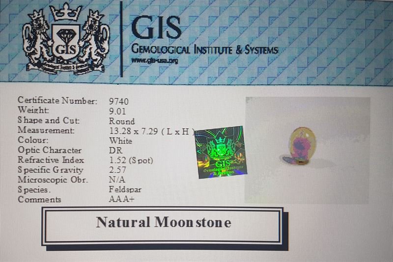 NMS635 4 Moonstone 9.01 Ct.