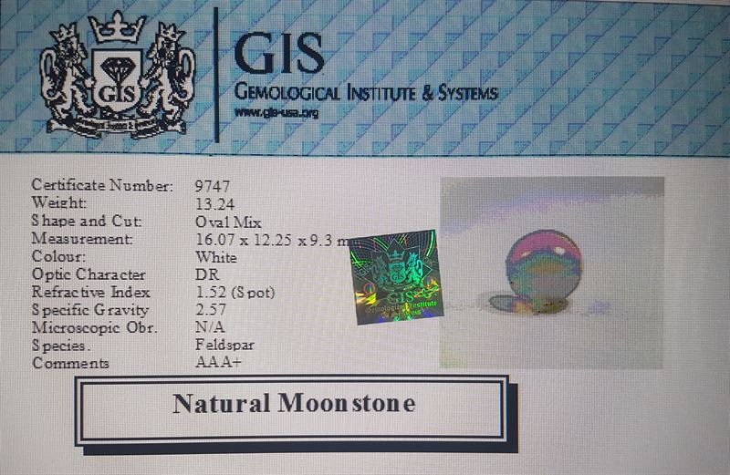 NMS642 4 Moonstone 13.24 Ct.