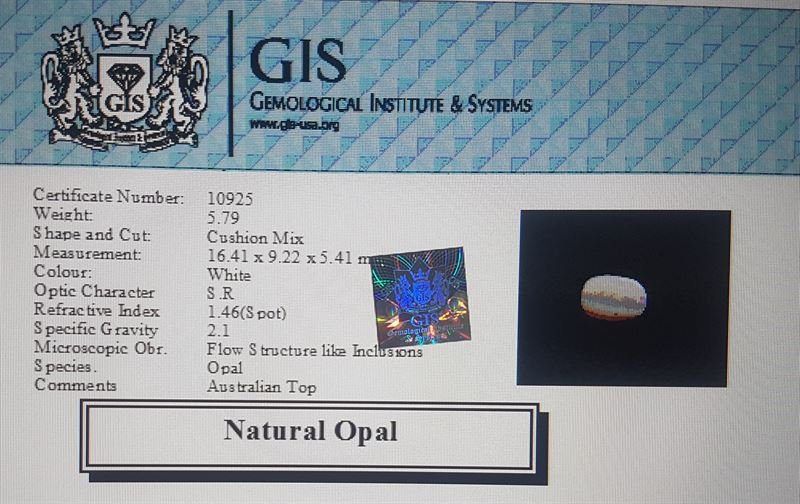 OPL3676 4 Fire Opal 5.79 Ct.