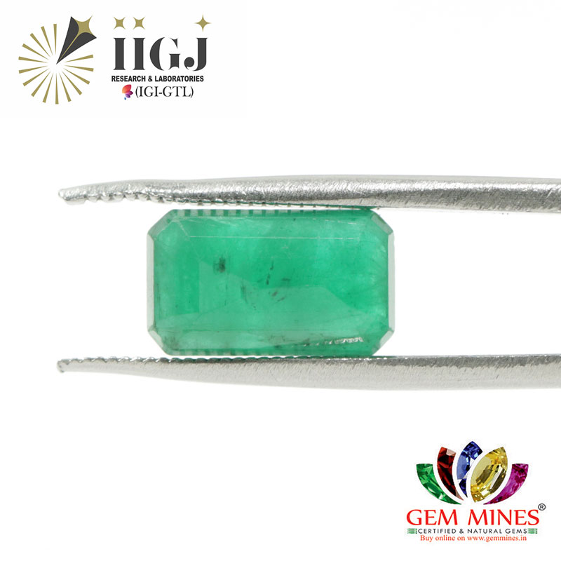 EMR13507 2 EMERALD 3.15 Ct.